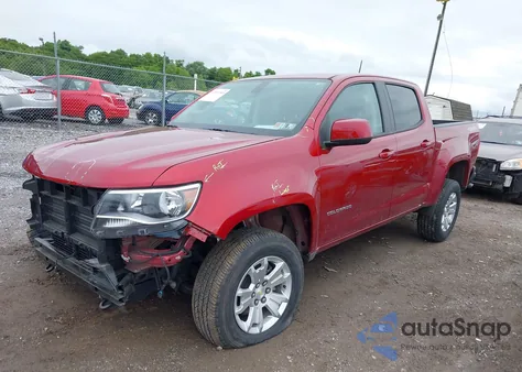 2021 Chevrolet Colorado 4Wd Short Box Lt z USA, uszkodzony, nr VIN 1GCGTCEN8M1169498